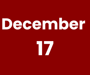 This Day in History – December 17