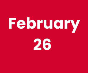 This Day in History – February 26
