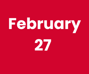 This Day in History – February 27